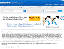 Tablet Screenshot of hardwarewebwinkel.nl